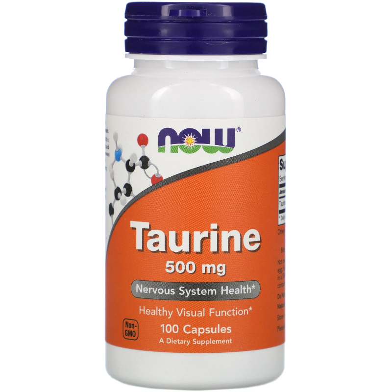 Aminokwasy Tauryna Now Foods Taurine 500mg 100kaps