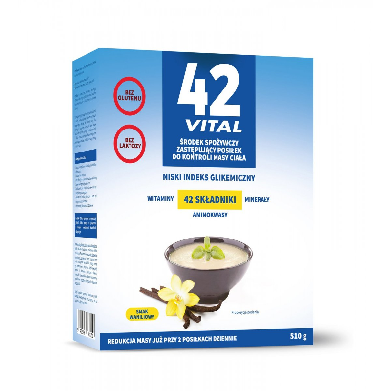 Aliness 42 Vital 510g waniliowy - zamiennik śniadania