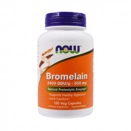 Suplement Prozdrowotny Now Foods Bromelain 120vkaps
