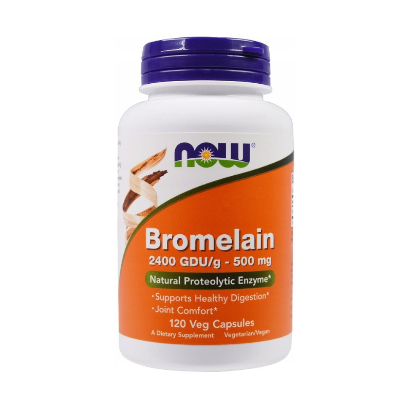 Suplement Prozdrowotny Now Foods Bromelain 120vkaps Suplement Prozdrowotny Now Foods Bromelain 120vkaps