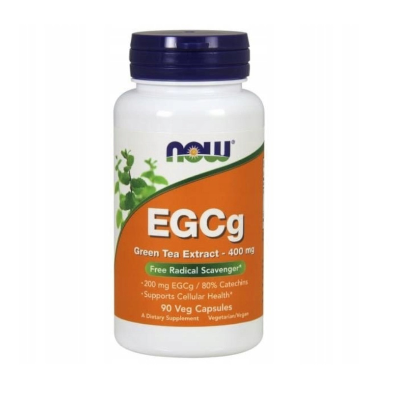 Suplement prozdrowotny NOW Foods EGCg Green Tea Extract 400 mg 90 kaps Suplement prozdrowotny NOW Foods EGCg Green Tea Extract 400 mg 90 kaps