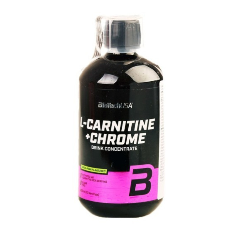 Spalacz tłuszczu BioTechUSA L-Carnitine + Chrome 500ml Spalacz tłuszczu BioTechUSA L-Carnitine + Chrome 500ml