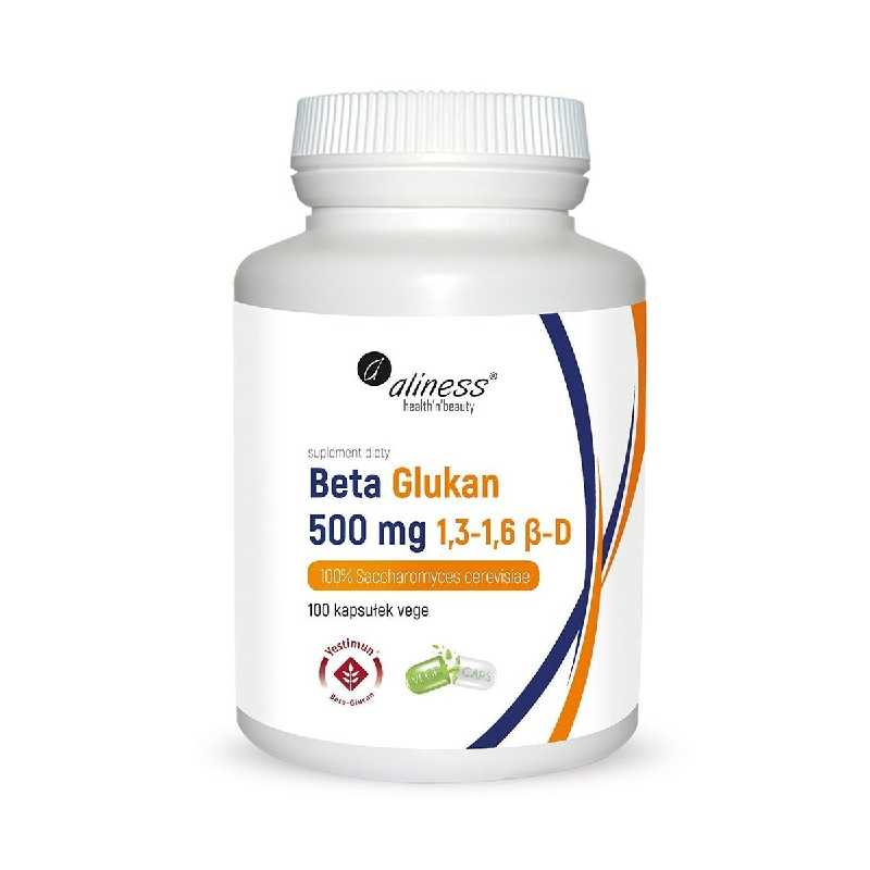 Wsparcie Odporności Aliness Beta Glukan 500mg 100vkaps