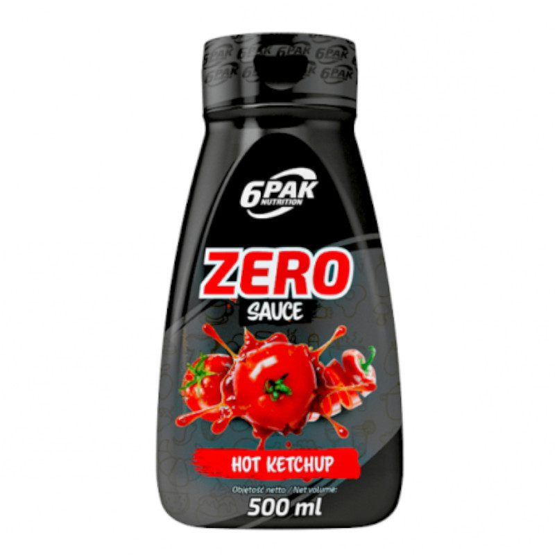 Sos zero 6Pak Sauce 500ml HOT KETCHUP Sos zero 6Pak Sauce 500ml HOT KETCHUP