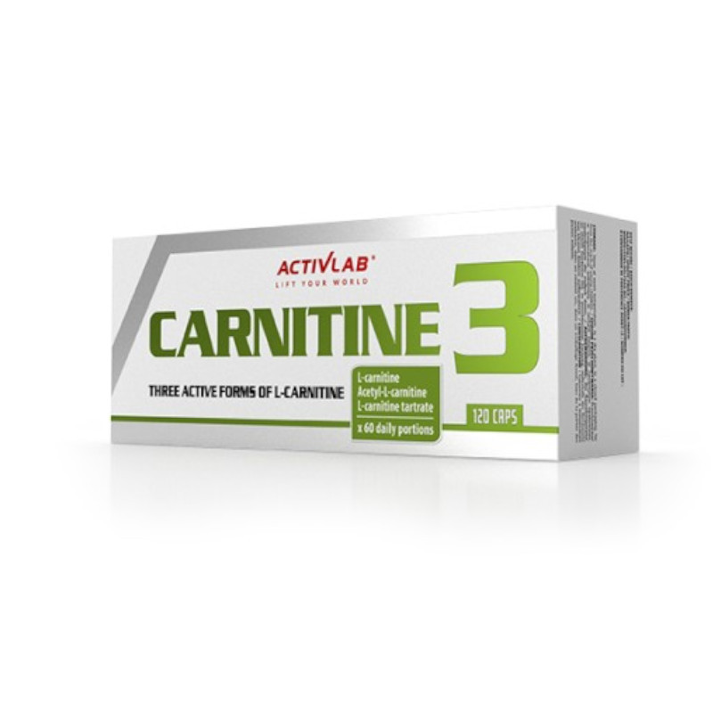 Spalacz tłuszczu Activlab CARNITINE3 – 120kaps Spalacz tłuszczu Activlab CARNITINE3 – 120kaps