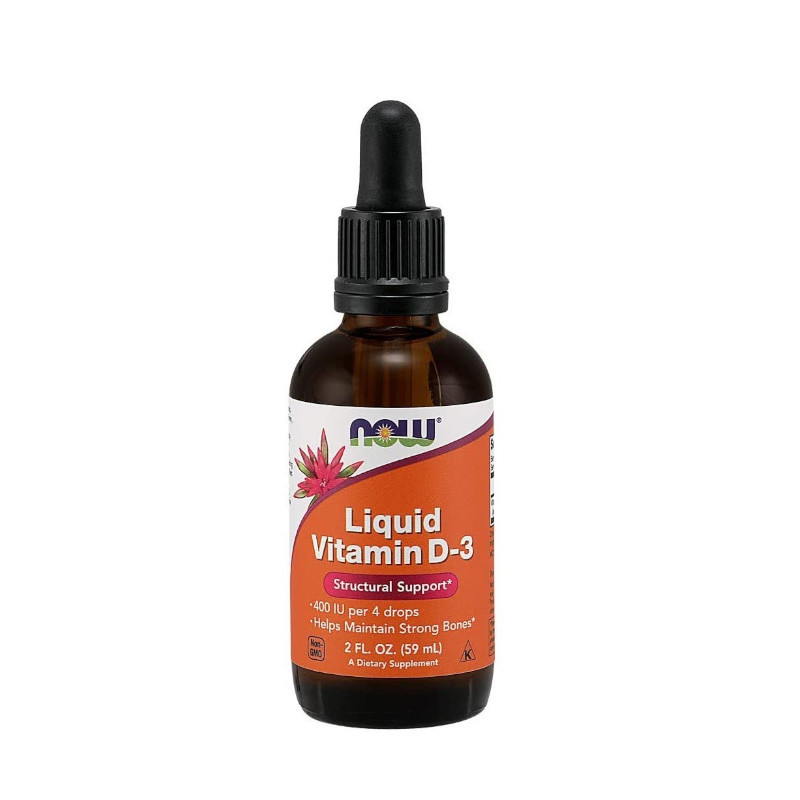 Witaminy Now Foods Liquid Vitamin D-3 400 IU 60ml