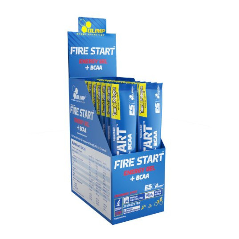 Żel energetyczny OLIMP Fire Start Energy + caffeine 36g Żel energetyczny OLIMP Fire Start Energy + caffeine 36g