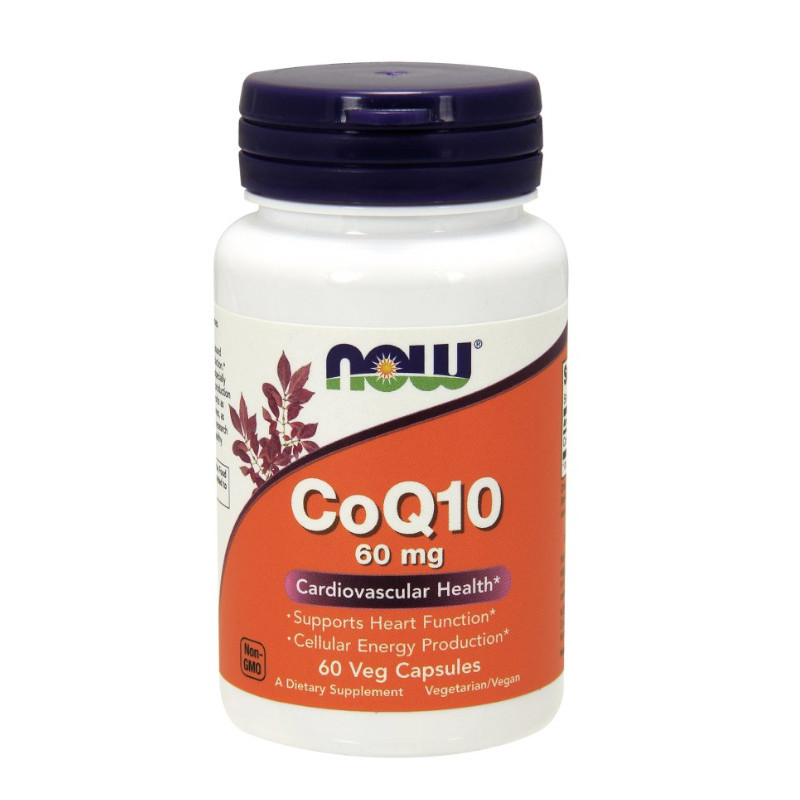 Zdrowe serce Now Foods CoQ10 60mg 60vkaps Zdrowe serce Now Foods CoQ10 60mg 60vkaps