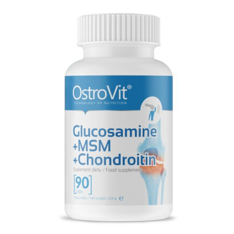 Regeneracja stawów OstroVit Glucosamine + MSM + Chondroitin 90tab Regeneracja stawów OstroVit Glucosamine + MSM + Chondroitin 90tab