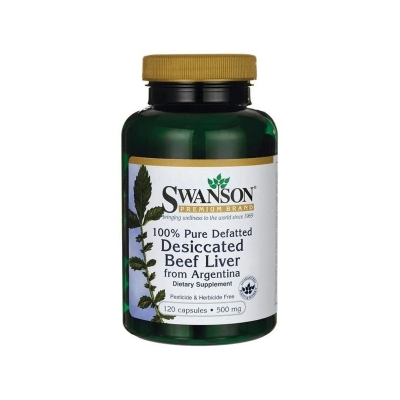 Suplement Prozdrowotny Swanson Desiccated Beef Liver 120kaps Suplement Prozdrowotny Swanson Desiccated Beef Liver 120kaps