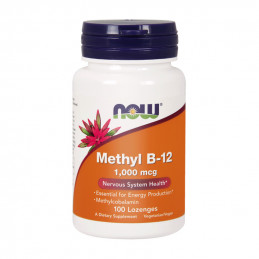 Witaminy Now Foods Methyl  B-12 1000mcg 100lozegnes