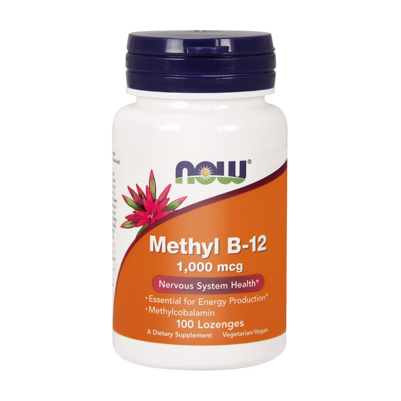 Witaminy Now Foods Methyl  B-12 1000mcg 100lozegnes