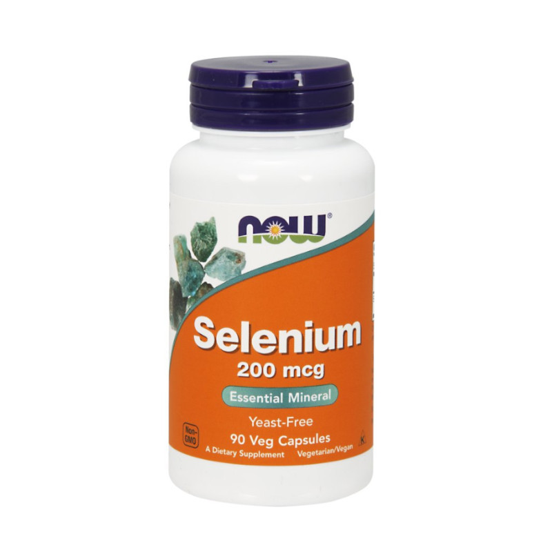 Minerały Now Foods Selenium 200mg 90vkaps Minerały Now Foods Selenium 200mg 90vkaps