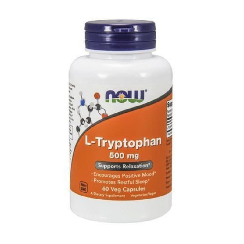 Suplement Prozdrowotny Now Foods L-Tryptophan 500mg 60vkaps Suplement Prozdrowotny Now Foods L-Tryptophan 500mg 60vkaps