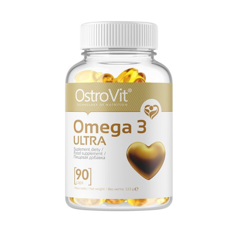 Kwasy tłuszczowe OstroVit Omega-3 Ultra 90kaps Kwasy tłuszczowe OstroVit Omega-3 Ultra 90kaps