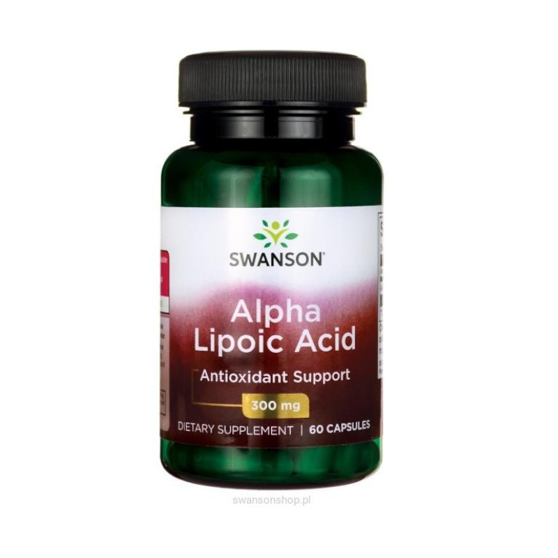 Suplement Prozdrowotny Swanson Alpha Lipoic Acid 300mg 60kaps Suplement Prozdrowotny Swanson Alpha Lipoic Acid 300mg 60kaps