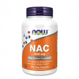 Suplement Prozdrowotny Now Foods NAC 600mg 250kaps