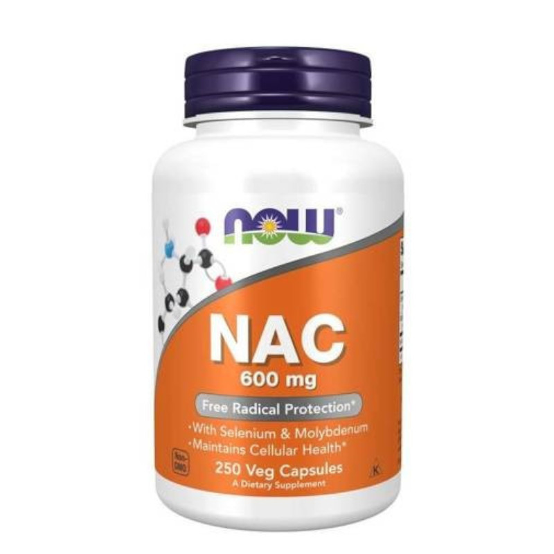 Suplement Prozdrowotny Now Foods NAC 600mg 250kaps Suplement Prozdrowotny Now Foods NAC 600mg 250kaps
