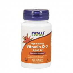Witaminy Now Foods D-3 2000 IU 120softgels