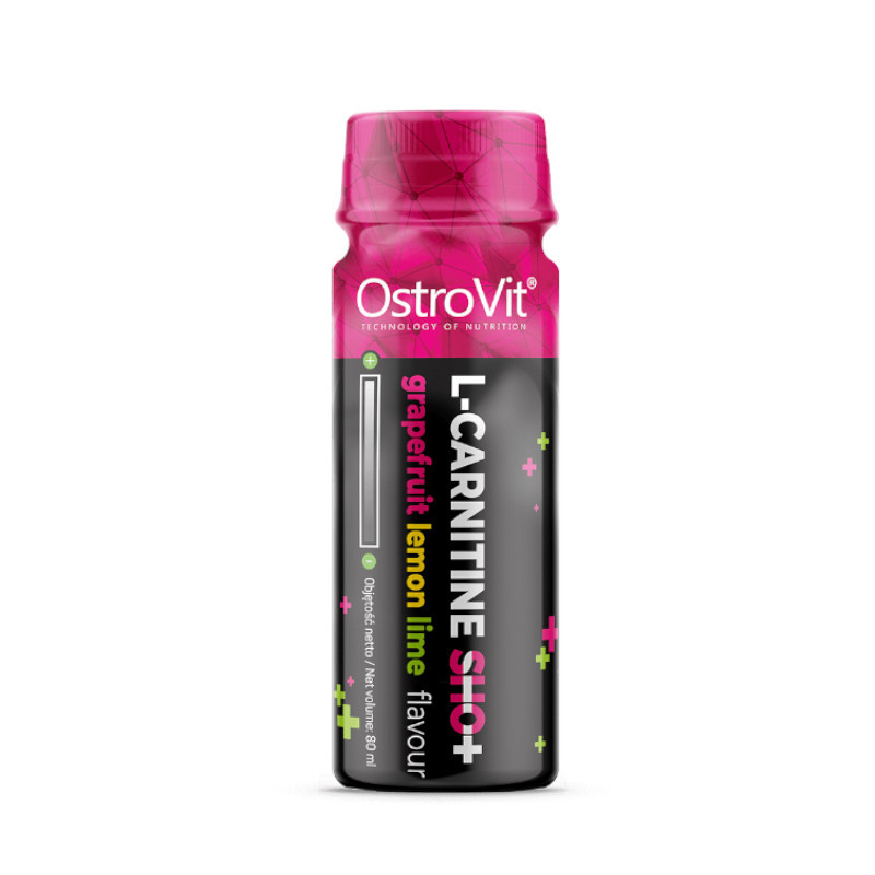 Spalacz tłuszczu OstroVit L-carnitine SHOT+ 80ml Spalacz tłuszczu OstroVit L-carnitine SHOT+ 80ml