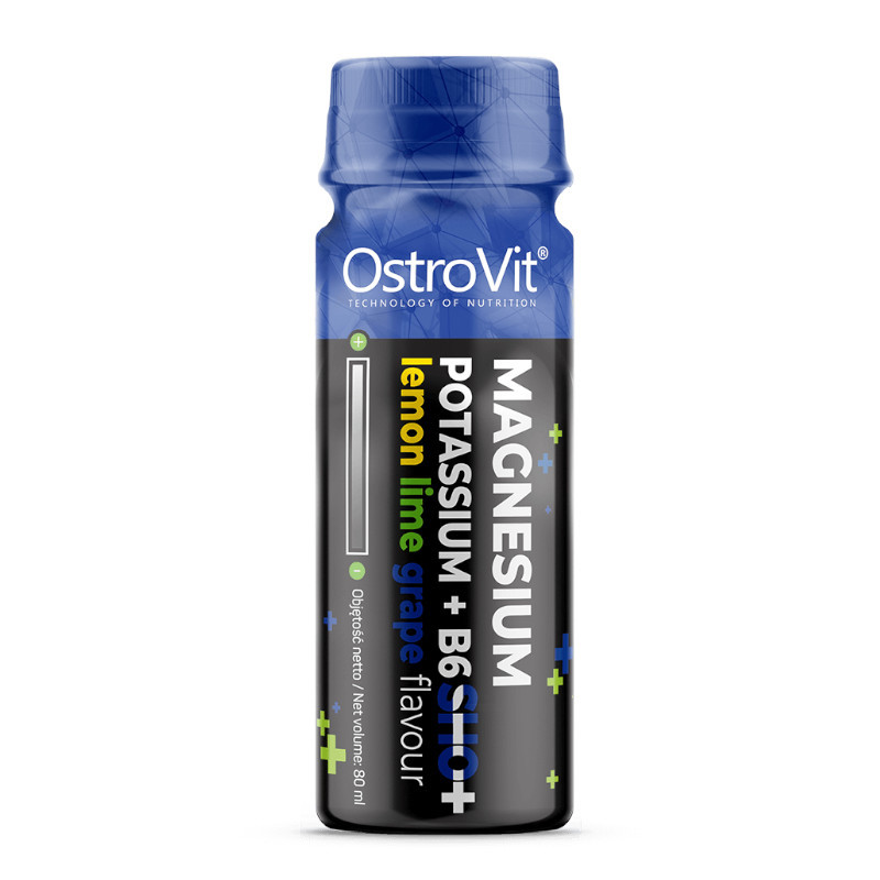 Minerały OstroVit Magnesium Potas +B6 Shot 80ml Minerały OstroVit Magnesium Potas +B6 Shot 80ml