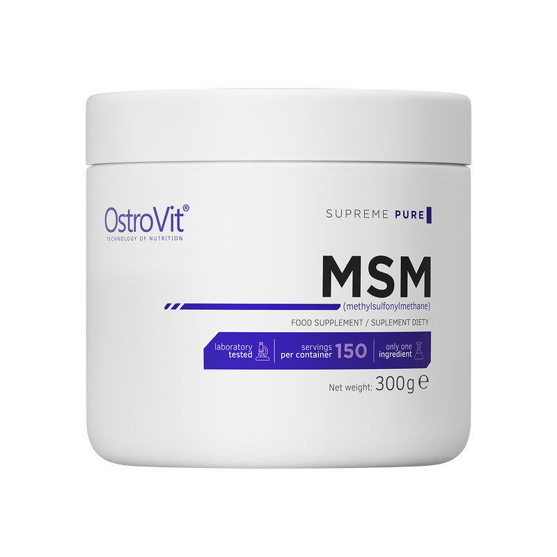 Regeneracja stawów OstroVit Supreme Pure MSM 300g Regeneracja stawów OstroVit Supreme Pure MSM 300g