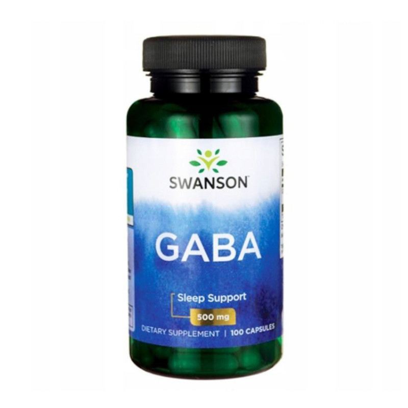 Suplement Prozdrowotny Swanson GABA 500 MG 100kaps Suplement Prozdrowotny Swanson GABA 500 MG 100kaps