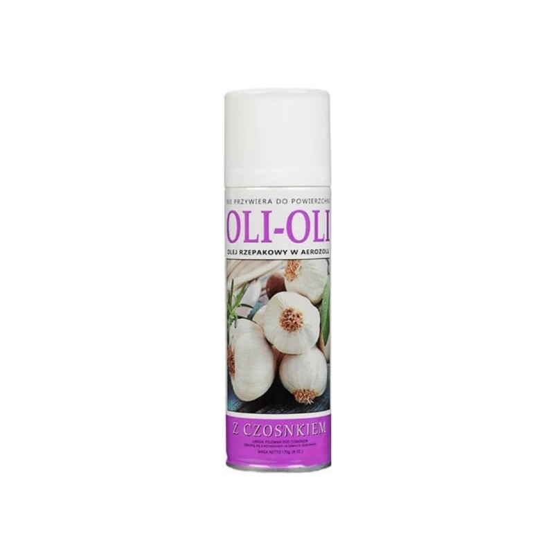 Olej w sprayu Oli Oli o smaku czosnku 170g Olej w sprayu Oli Oli o smaku czosnku 170g