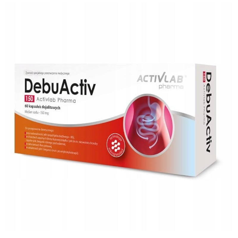 Wsparcie jelit Activlab DEBUACTIV 60kaps Wsparcie jelit Activlab DEBUACTIV 60kaps