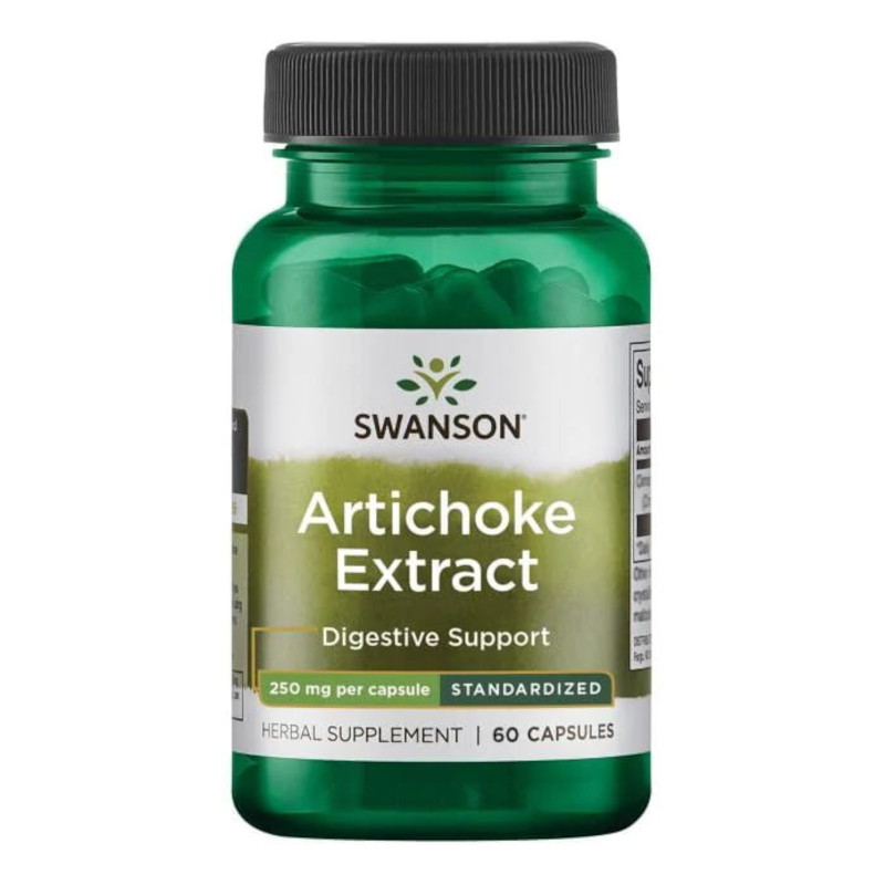 Wsparcie wątroby Swanson Artichoke Extract 250mg 60kaps
