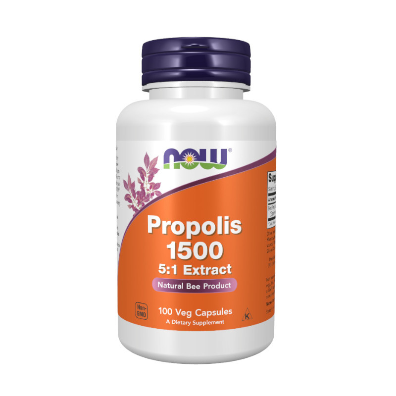 Suplement Prozdrowotny Now Foods Propolis 5:1 Extract 1500mg 100vkaps Suplement Prozdrowotny Now Foods Propolis 5:1 Extract 1500mg 100vkaps