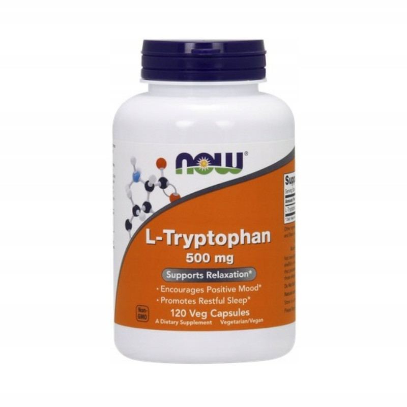 Suplement Prozdrowotny Now Foods L Tryptophan 500mg 120vkaps Suplement Prozdrowotny Now Foods L Tryptophan 500mg 120vkaps