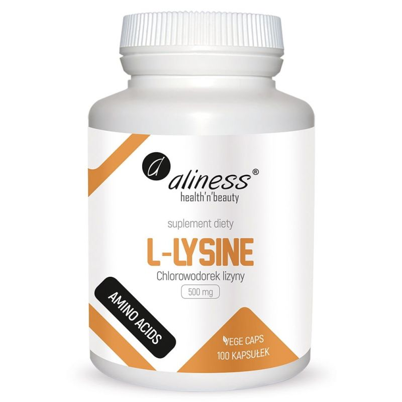 Aminokwasy Lizyna Aliness L-Lizyna 500mg 100kaps