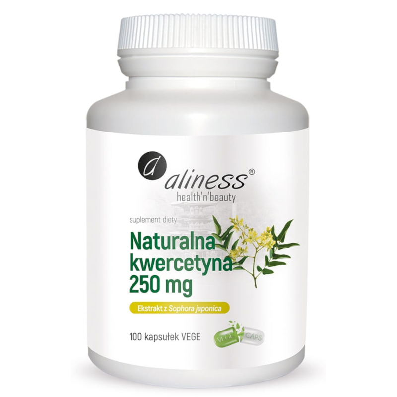 Wsparcie Odporności Aliness Naturalna Kwercetyna 250mg 100kaps