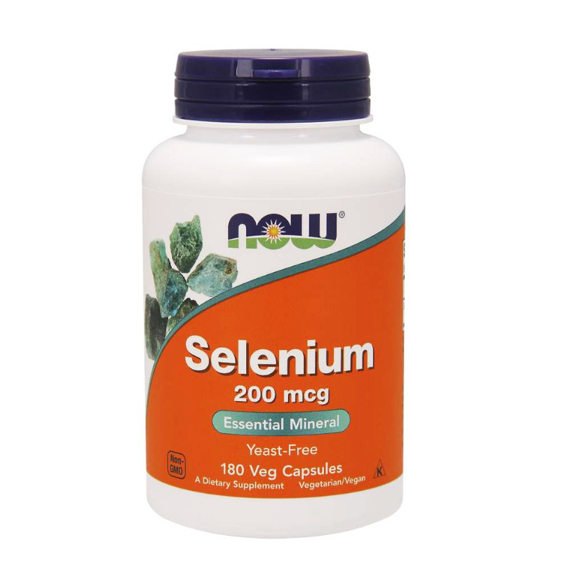 Minerały Now Foods Selenium 200mg 180vkaps