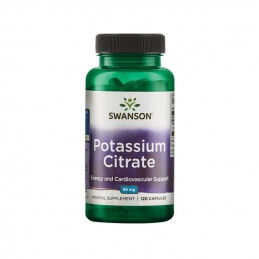 Minerały Swanson Potassium Citrate 120kaps