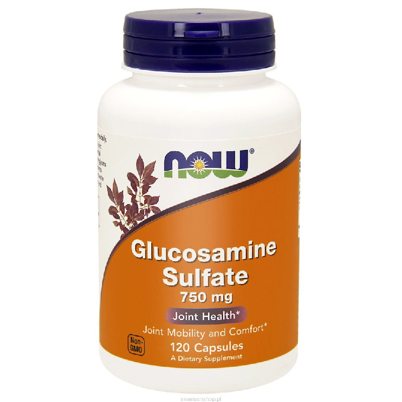 Regeneracja Stawów Glukozamina Now Foods Glucosamine Sulfate 750mg 120kaps