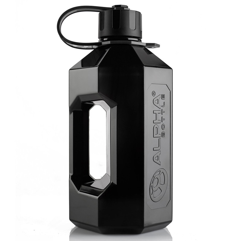 Akcesoria Bidon Alpha Desings Bottle XXL JUG 2400ml Niebiesko-Czarny