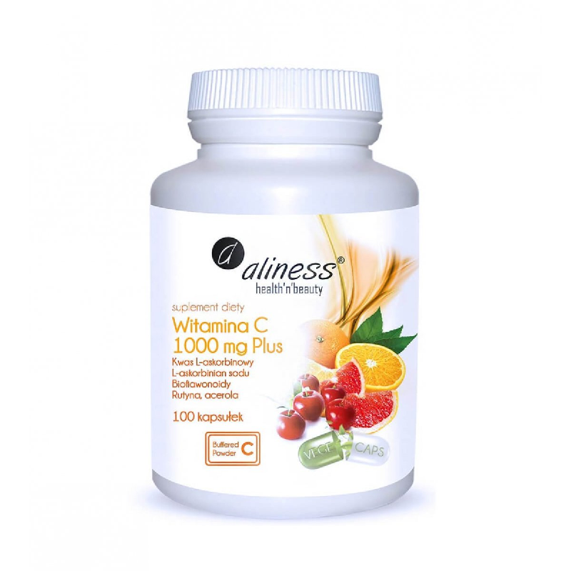 Witamina C Aliness Witamina C 1000 mg Plus 100 kapsułek