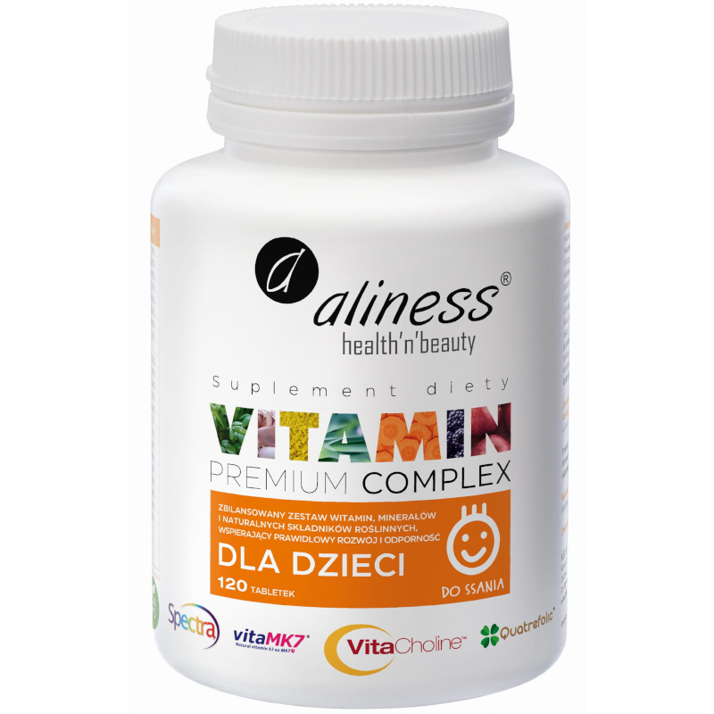 Aliness Premium Vitamin Complex dla Dzieci 120tab