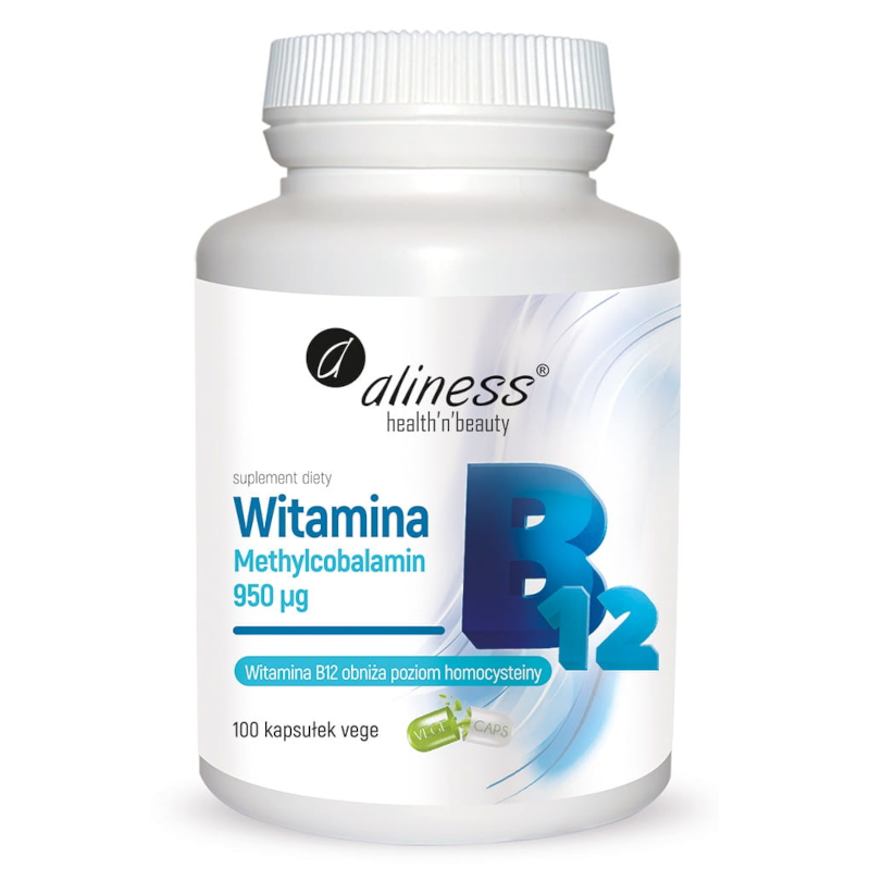 Aliness Witamina B12 Methylcobalmin 950µg 100kaps