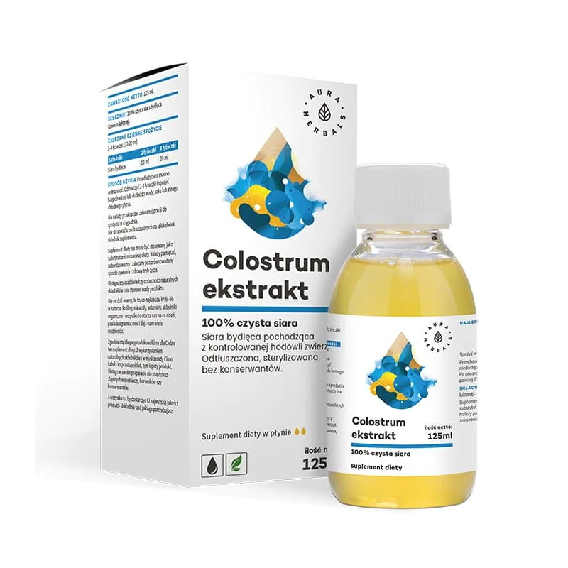 Colostrum Ekstrakt - 100% czysta siara bydlęca 