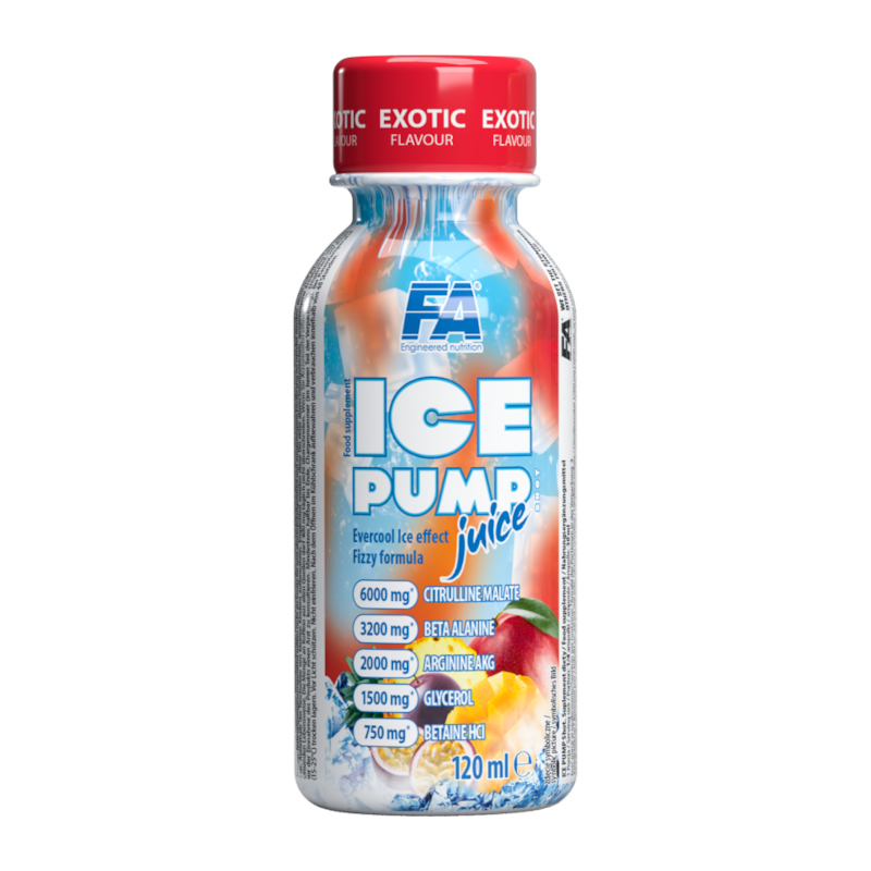 Shot Przedtreningowy na Pompę Fitness Authority ICE Pump Juice Shot 120ml