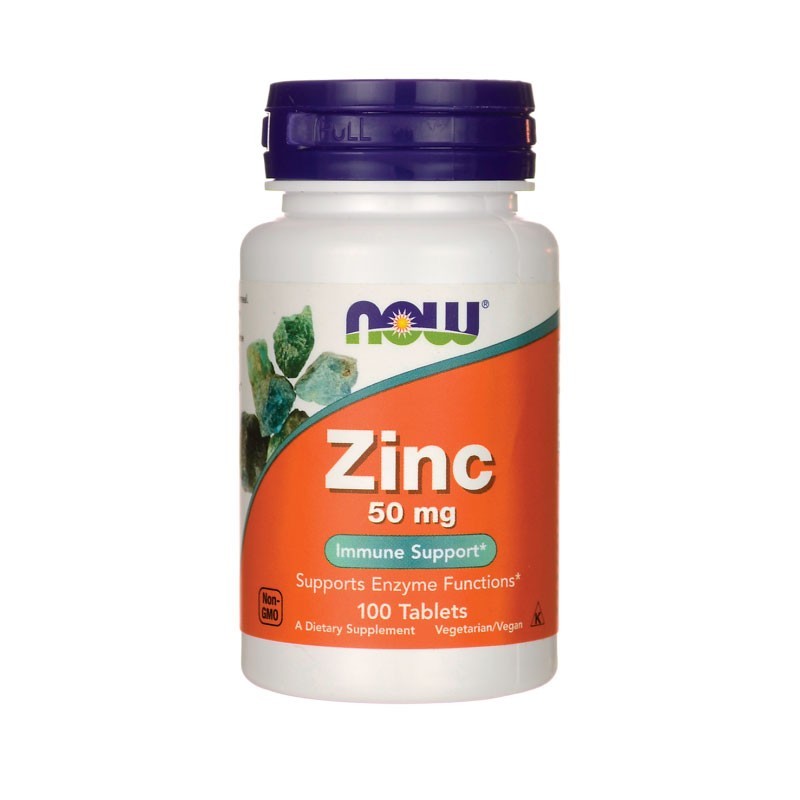 NOW Foods Zinc Cynk 50 mg 100 tab NOW Foods Zinc Cynk 50 mg 100 tab