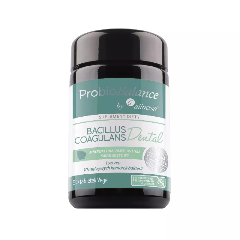 Probiotyk Aliness ProbioBalance Dental do ssania 10 mld 90vtabl 90vtab