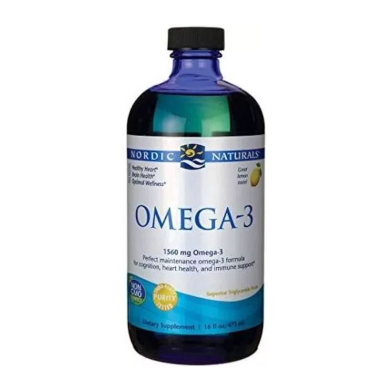 Kwasy Tłuszczowe Omega Nordic Naturals Omega 3 1560mg 473ml Cytrynowy