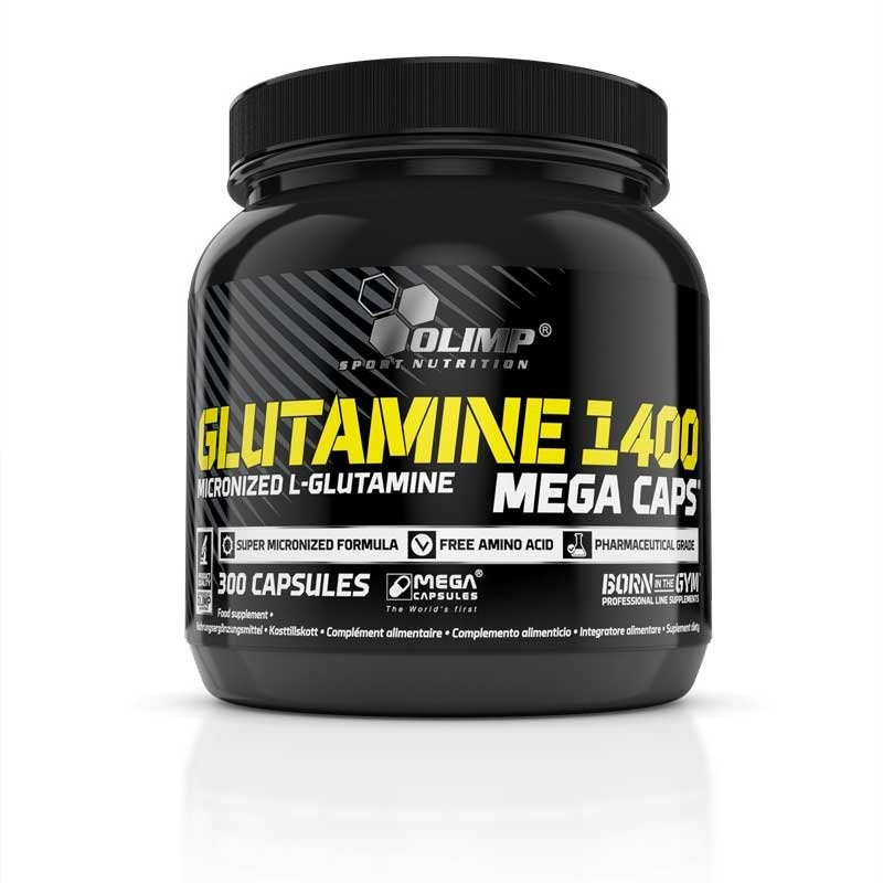 OLIMP Glutamine 1400 MEGA CAPS 300kaps OLIMP Glutamine 1400 MEGA CAPS 300kaps