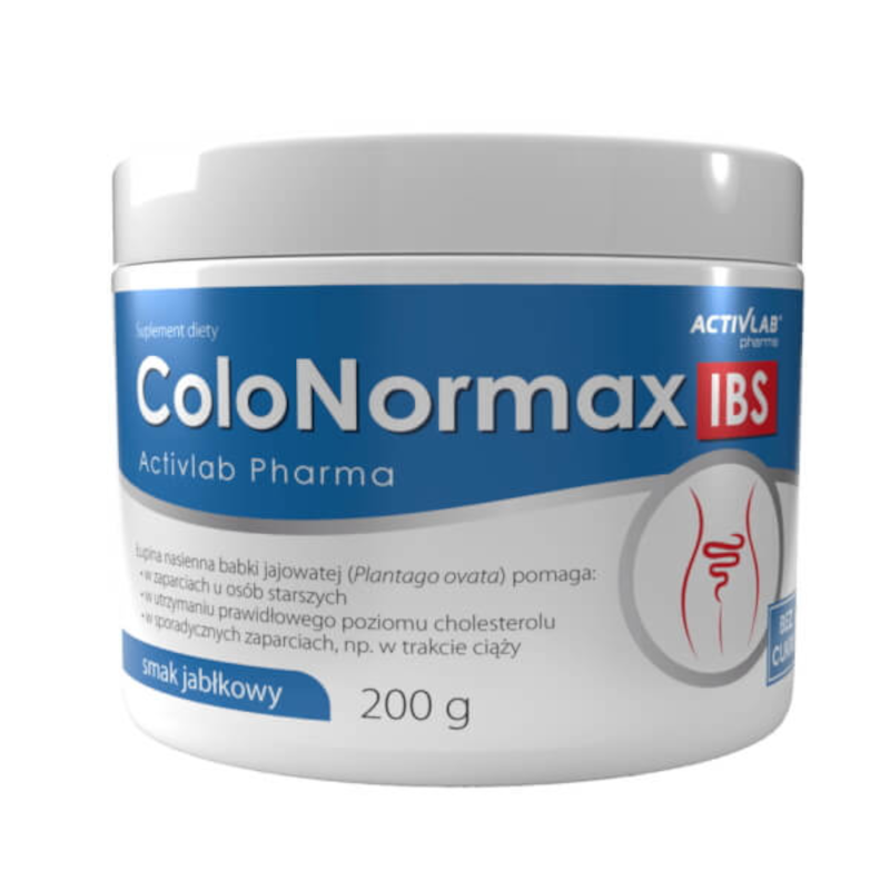 Wsparcie Odporności i Trawienia Probiotyki Activlab ColoNormax IBS 200g Jabłko