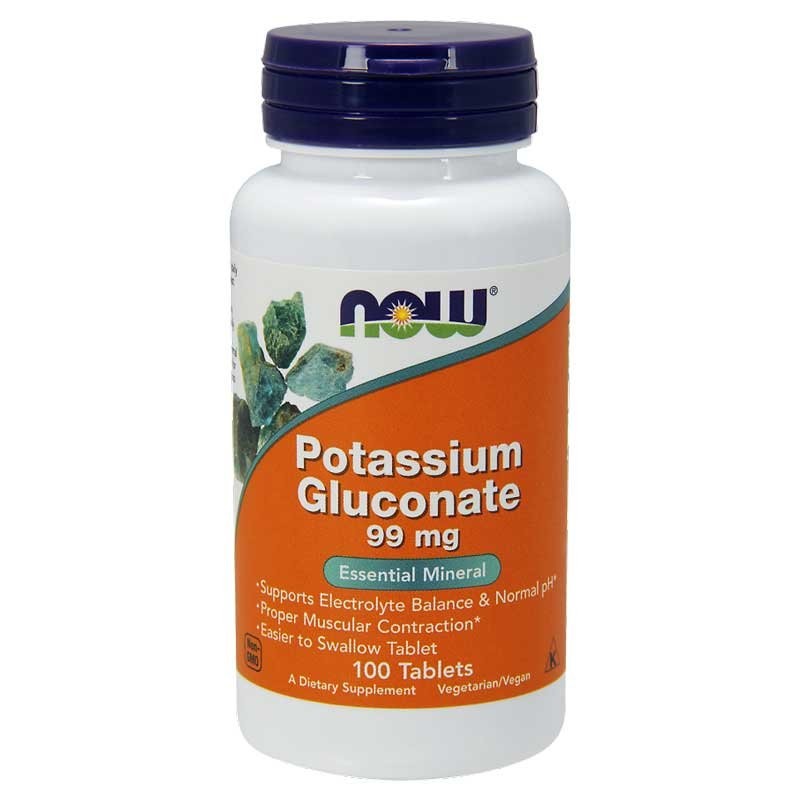 Now Foods Potassium Gluconate 99 mg Now Foods Potassium Gluconate 99 mg