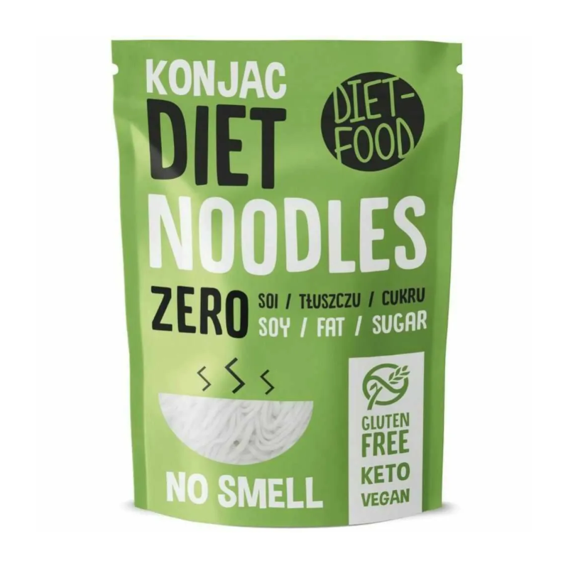 Zdrowa żywność Makarony Diet-Food Makaron Shirataki Konjac Noodle 200g